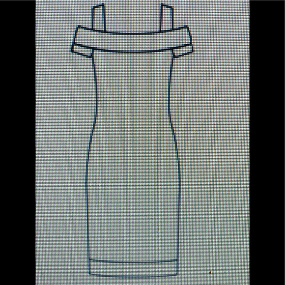 EVA VARRO ,DOUBLE BODY ,OFF SHOULDER ,FITTED DRESS —ARCHIE - Picture 2 of 2